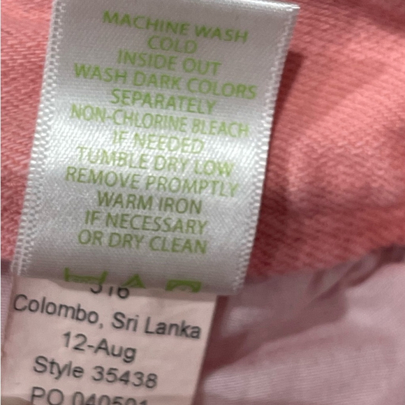 Lilly Pulitzer Worth Straight Leg Pants - Peachy Pink Color-Size Women’s 8 - Picture 14 of 16